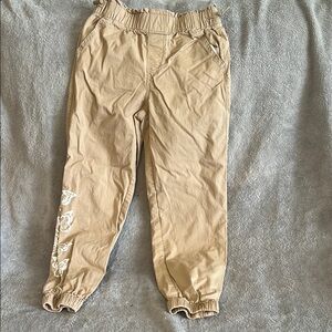 Kids Tan Jogger Pants
